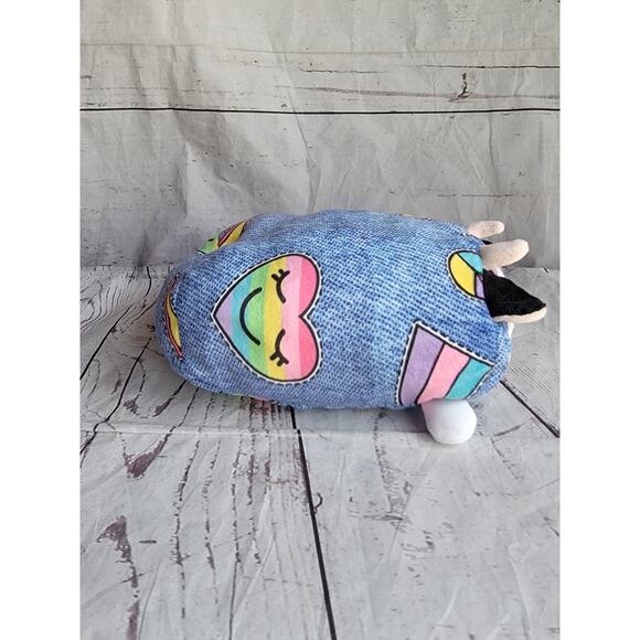 Moosh Moosh Cow Doodle Patter Soft Stuffed Animal Plush 8in - Picture 7 of 9